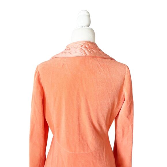 Vintage Vanity Fair Terry Robe Housecoat Orange 14 - Picture 5 of 12